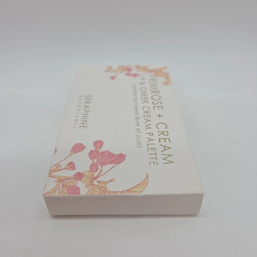 Seraphine Botanicals Primrose + Cream Lip & Cheek Cream Palette FULL SIZE 0.42oz